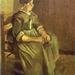 Sitting by Van Gogh